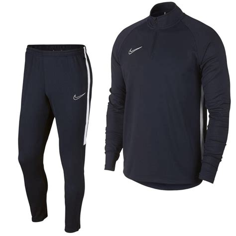 nike academy 21 drill trainingspak donkerblauw wit|Nike Academy 21 Dri.